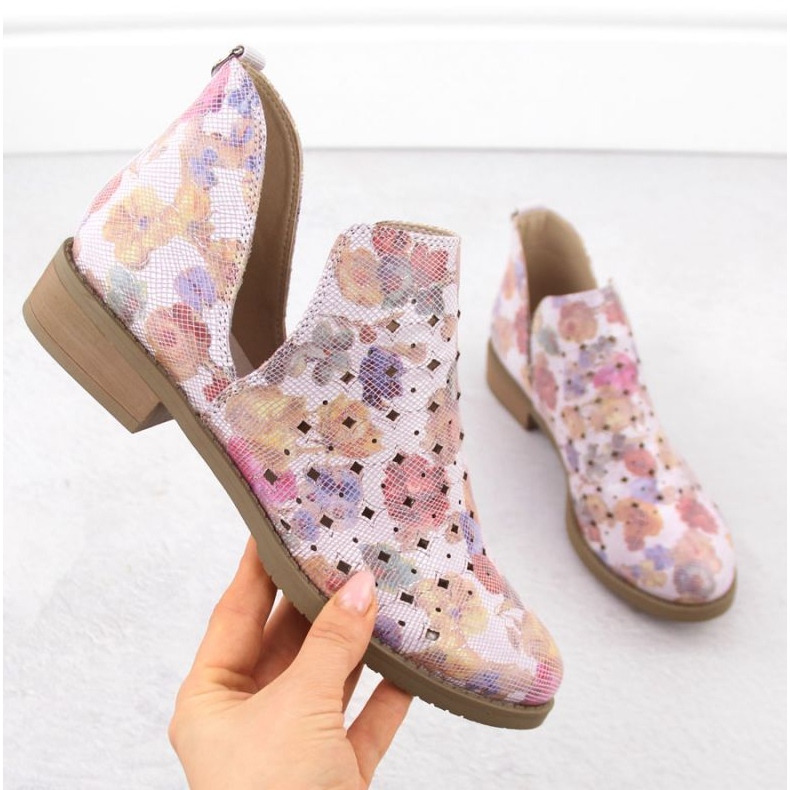 M.Daszyński M. Daszyński Boots SA62-102 OpenWork violetti 1