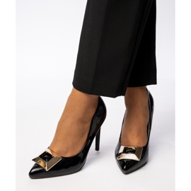 Naisten arvostetut mustat pumput 2