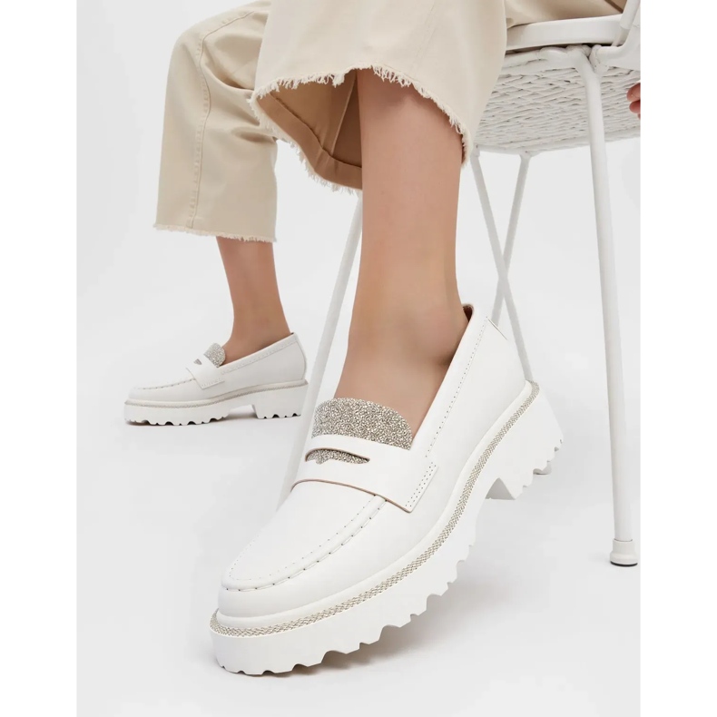 Naisten diamantti valkoiset leivän valkoinen 2