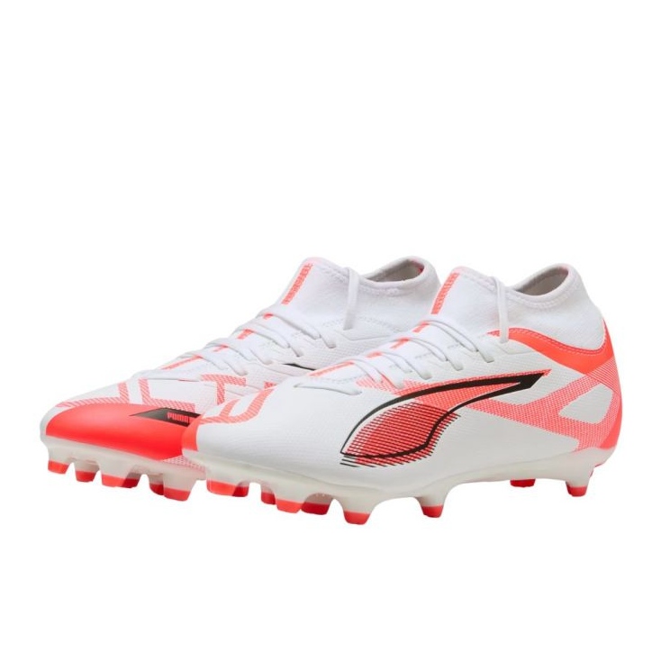 Puma Ultra 5 Play+ FG/AG 108168 01 Jalkapallokengät valkoinen 1