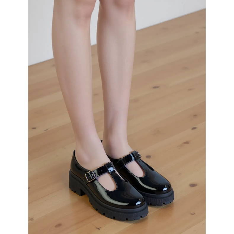 Naisten luxora mustat kengät 2