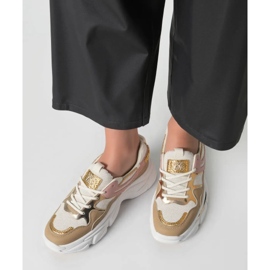 Naisten lenkkarit luna beige 1