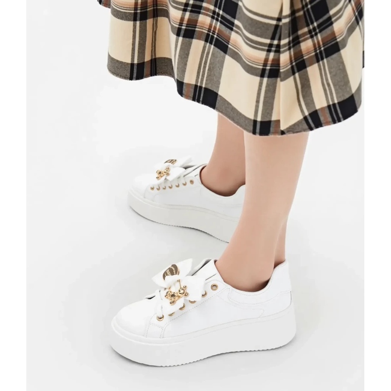 Naisten lenkkarit viehättävä valkoinen 1