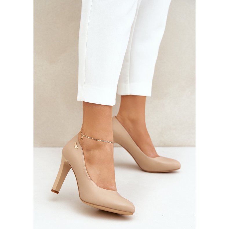 Naisten pumput Sergio Leone Coffe Campbell Postissa ruskea 2