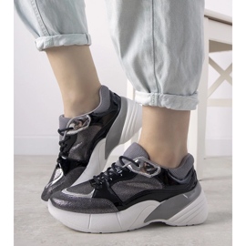 D/GMR Mustat lenkkarit, joissa korkea pohja Rude hopea 1