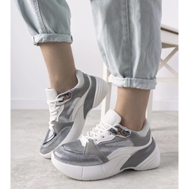 D/GMR Hopeiset lenkkarit korkealla pohjalla Punainen hopea 2