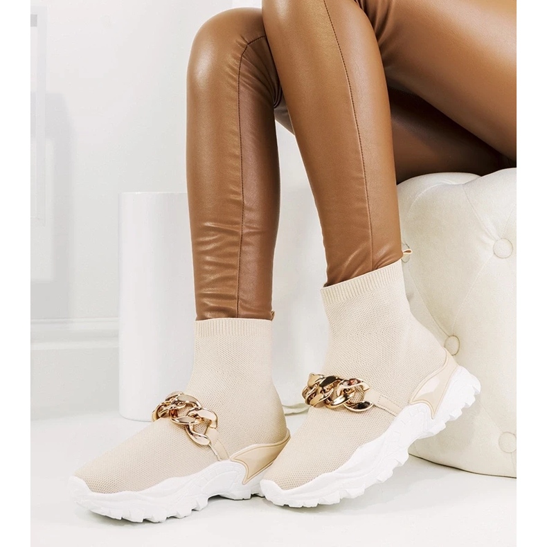 D/GMR Hurtado beigen korkeat lenkkarit 1