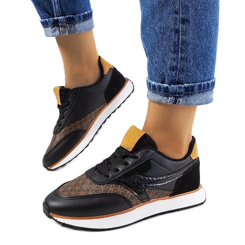 D/GMR Naisten mustat Chiara-lenkkarit 1