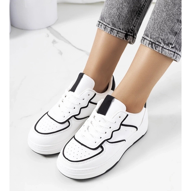 D/GMR Naisten Bieke-lenkkarit, valkoinen ja musta 1