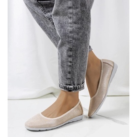 D/GMR Beiget nahkaiset Elmas ballerinat 2