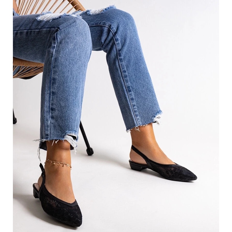 D/GMR Marliozin mustat pitsiset balerinat 1