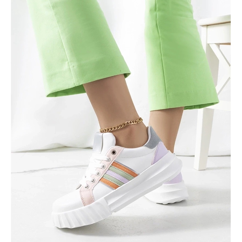 D/GMR Valkoiset lenkkarit Prinsep-alustalla valkoinen 1