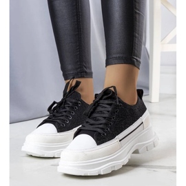 D/GMR Callanin mustat korkeapohjaiset lenkkarit 1