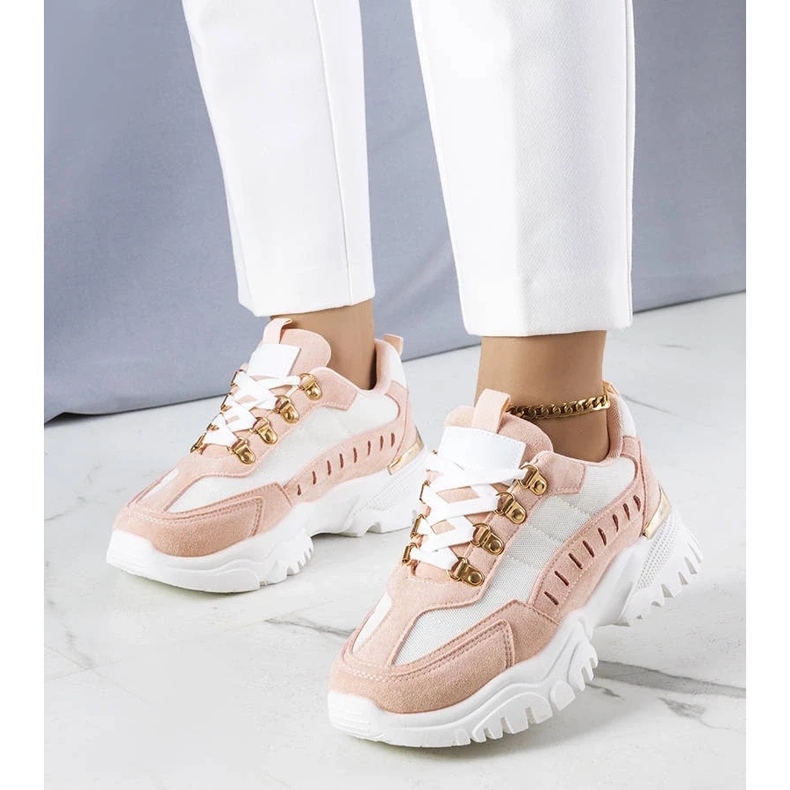 D/GMR Mindy valkoiset ja vaaleanpunaiset tennarit valkoinen 1