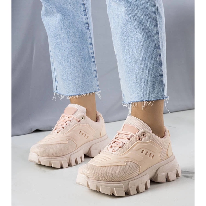 D/GMR Inezin vaaleanpunaiset tennarit massiivisessa pohjassa vaaleanpunainen 2