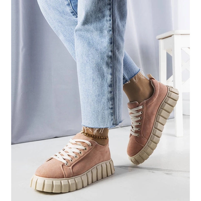 D/GMR Pamelan vaaleanpunaiset alustalenkkarit vaaleanpunainen 2