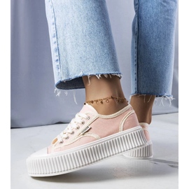 D/GMR Connien vaaleanpunaiset alustalenkkarit vaaleanpunainen 2