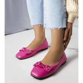 D/GMR Tabitha vaaleanpunaiset ballerinat rusetilla vaaleanpunainen 1