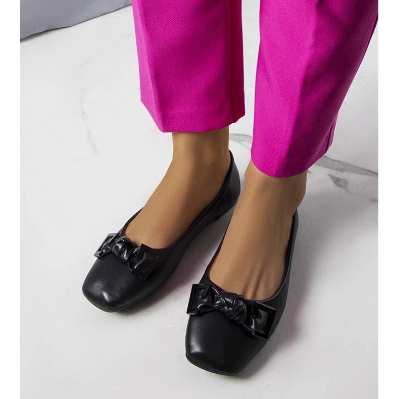 D/GMR Tabitha mustat ballerinat jousella 2