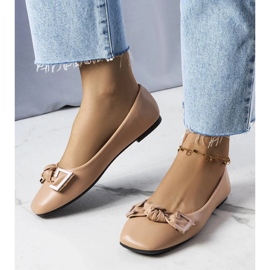 D/GMR Tabitha beige-ballerinat rusetilla 1