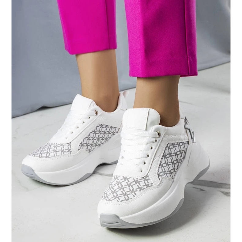 D/GMR Margie monogrammilliset valkoiset lenkkarit valkoinen 2