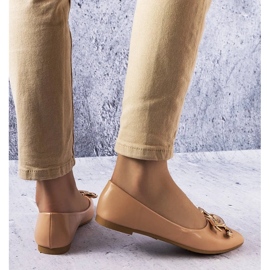 D/GMR Tumman beige-ballerinat Vallée-koristeilla 2