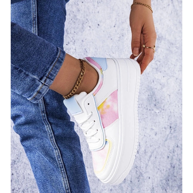 D/GMR Heloisen valkoiset ja siniset alustakengät valkoinen 2