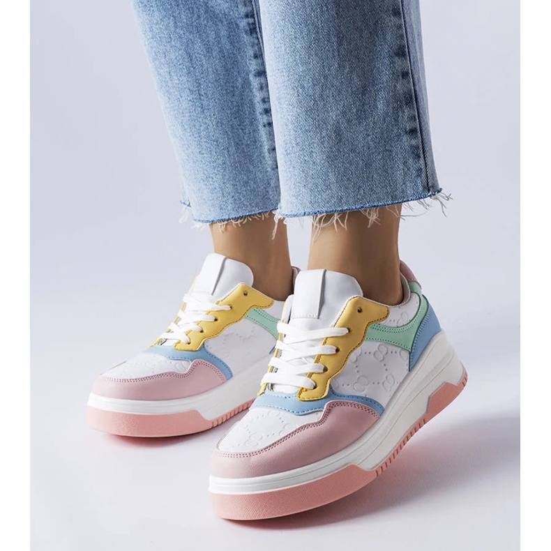 D/GMR Vaaleanpunaiset tennarit, joissa on Paré-kuvio vaaleanpunainen 1