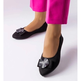 D/GMR Mustat baleriinat koristeltu Rémyn strassilla 1