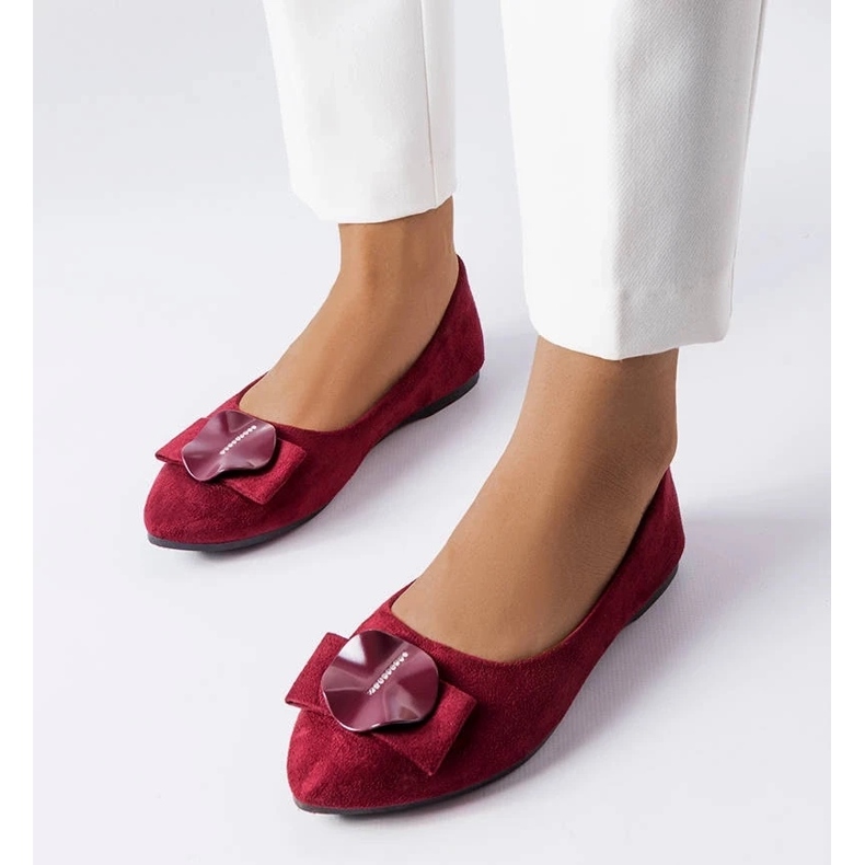 D/GMR Rémyn strassikivillä koristeltu viininpunainen balerina 1