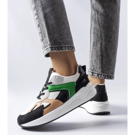 D/GMR Mustat lenkkarit, jotka on valmistettu sekoitetuista materiaaleista Rieliltä valkoinen 2