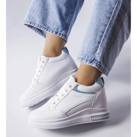 D/GMR Bonevil valkoiset tennarit, joissa on glitter-sisäkkeet valkoinen 1