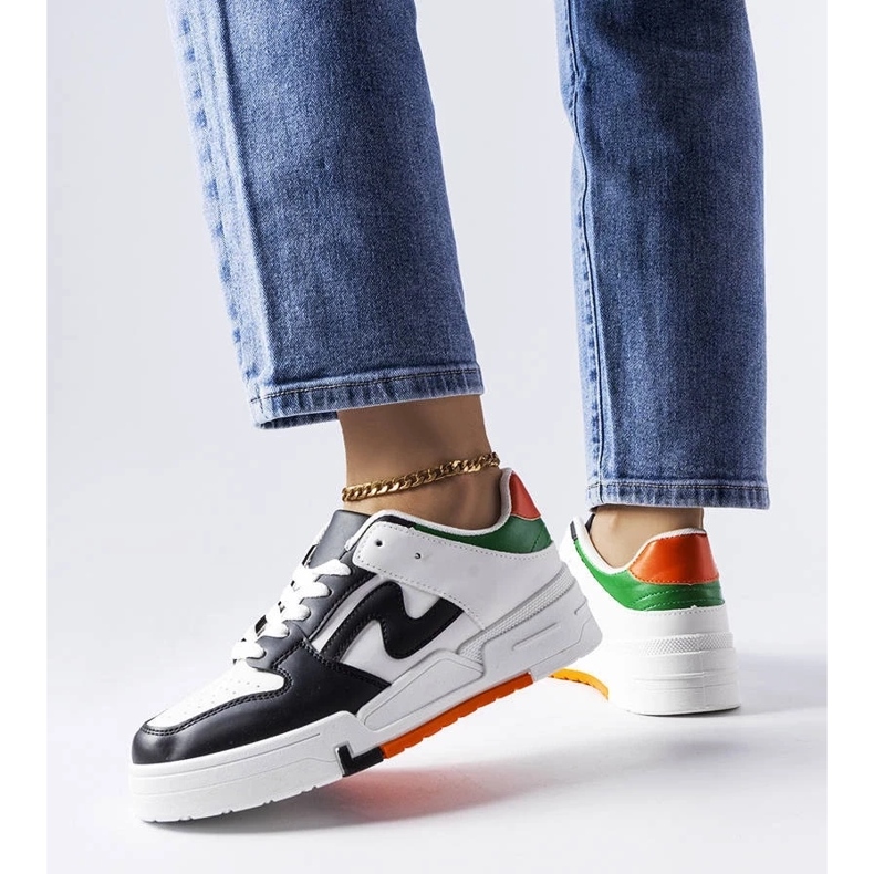 D/GMR Harterin mustavalkoiset saappaat paksummalla pohjalla 2