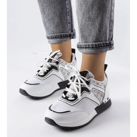 D/GMR Bedordin valkoiset tennarit kultaisilla elementeillä valkoinen 1