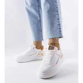 D/GMR Margaritan valkoiset lenkkarit beigeillä lisäkkeillä valkoinen 2