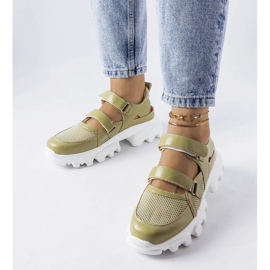 D/GMR Djursin vihreät tennarit massiivisessa pohjassa 2