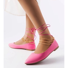 D/GMR Donat vaaleanpunaiset balerinat koristeellisella soljella vaaleanpunainen 1