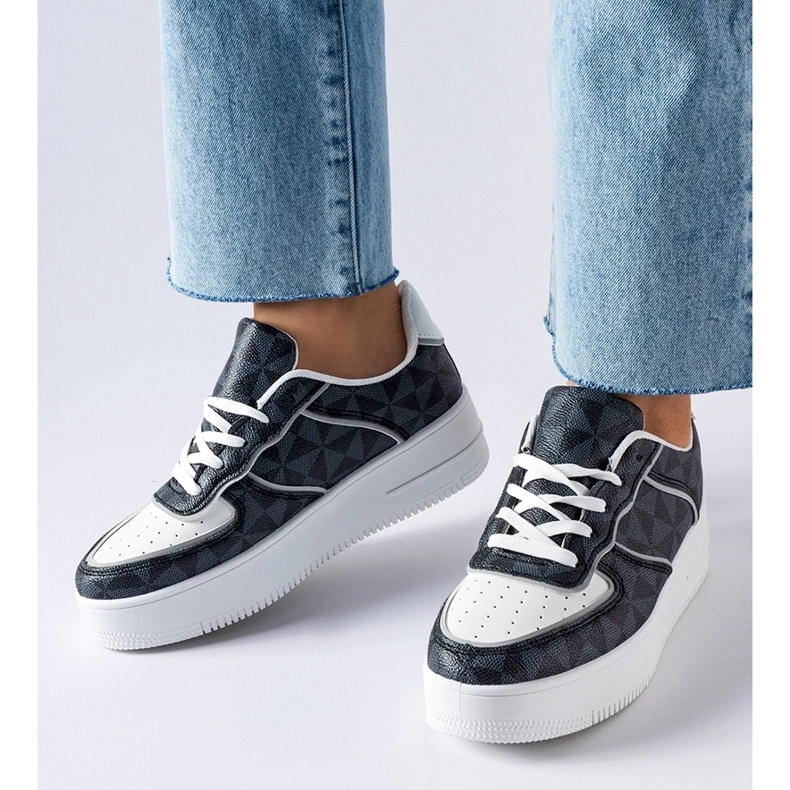 D/GMR Mustat tennarit, joissa on Sands-monogrammi 2