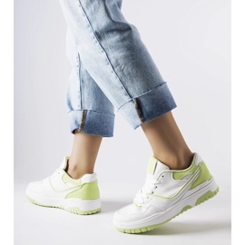 D/GMR Barrette valkoiset ja vihreät tennarit valkoinen 2