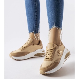 D/GMR Ruskeat ja valkoiset lenkkarit koristeellisella Acciano-langalla 2