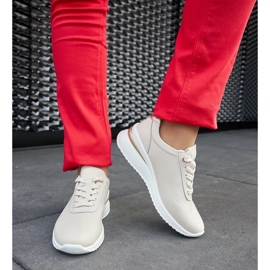 D/GMR Federicon beige-nahkaiset kiilalenkkarit 2