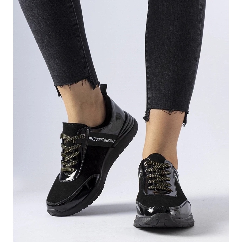 D/GMR Mustat nahkaiset Castelfidardo-lenkkarit 2