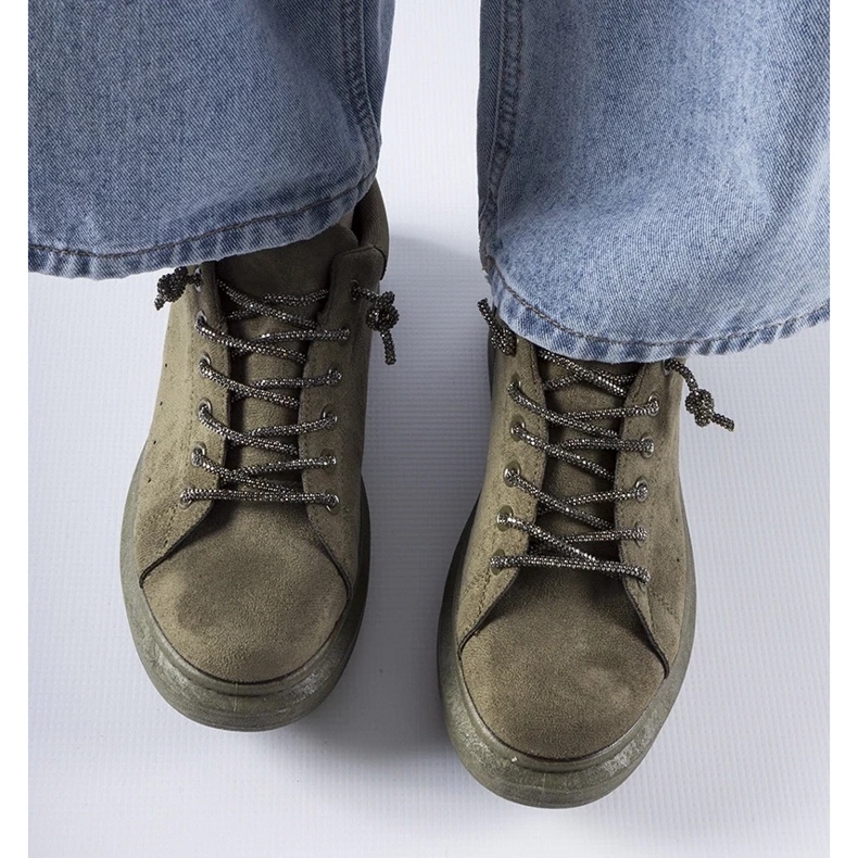 D/GMR Vihreät lenkkarit Cipriano-alustalla 2