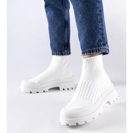 D/GMR Valkoiset lenkkarit joustavalla Varden-päällisellä valkoinen 1