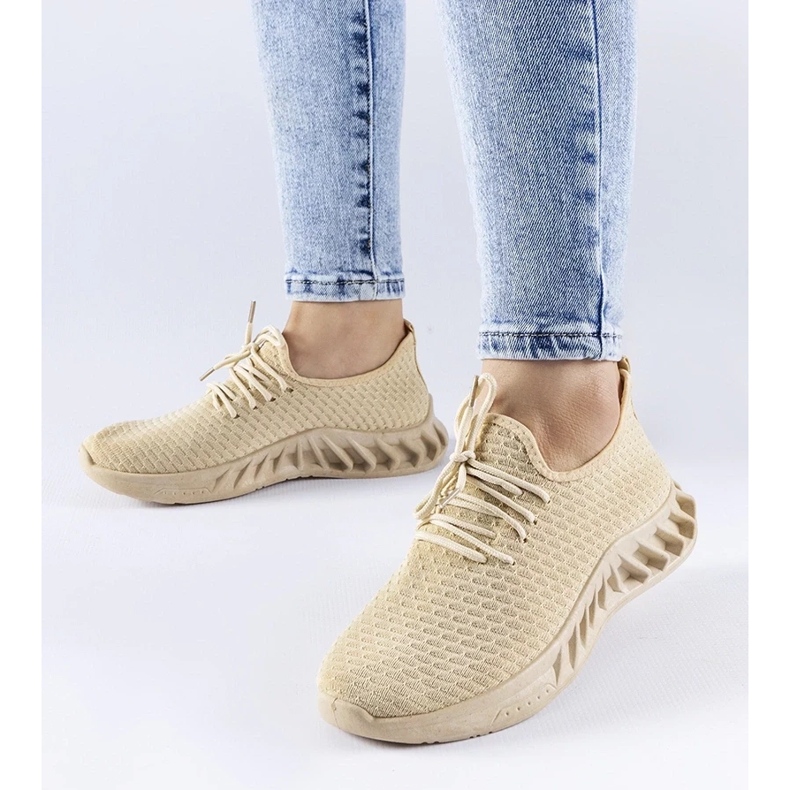 D/GMR Derekin beige-kankaiset tennarit 1