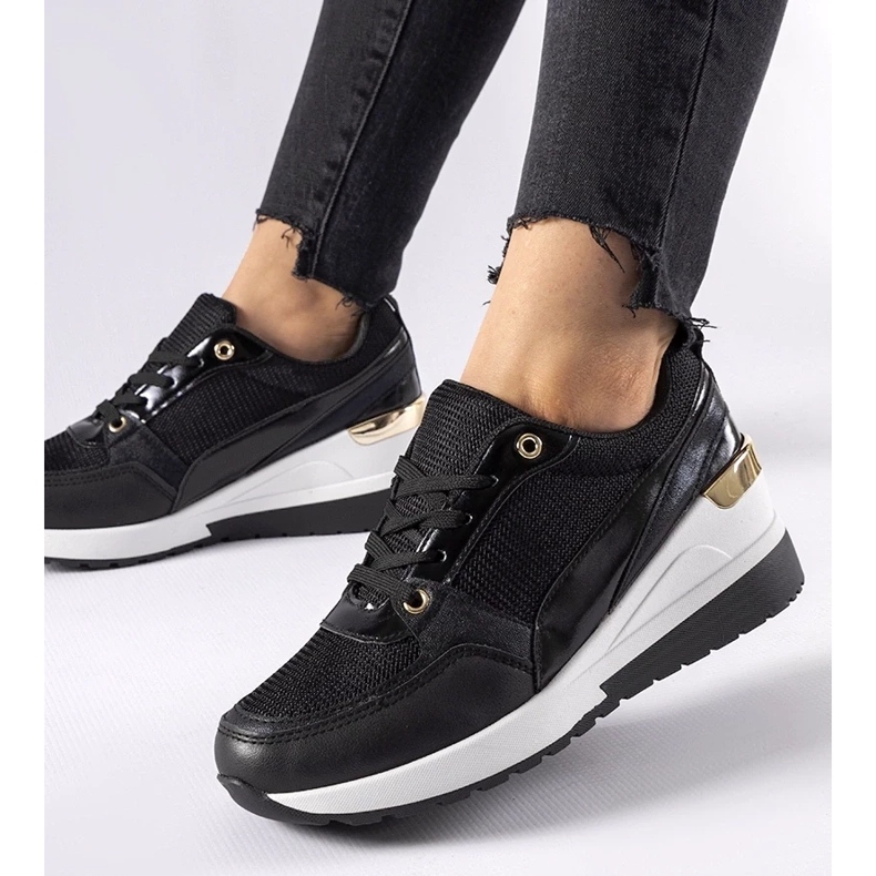 D/GMR Mustat Gauvin wedge -lenkkarit 2