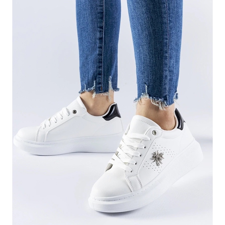 D/GMR Valkoiset lenkkarit zirkonia Fairfax-sovelluksella valkoinen 2