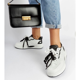 D/GMR Valkoiset ja mustat Galdino-lenkkarit valkoinen 2