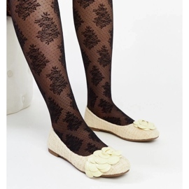 D/GMR Keltaiset balettiasunnot koristeellisella Mateja-kukkalla keltainen 1