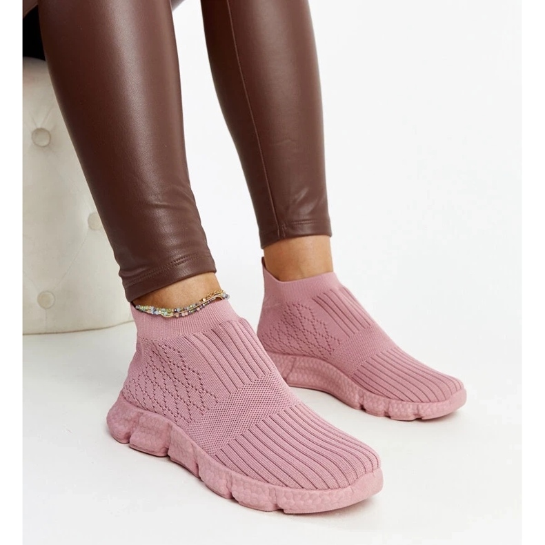 D/GMR Vaaleanpunaiset kevyet urheilulenkkarit valmistajalta Vaclav vaaleanpunainen 2